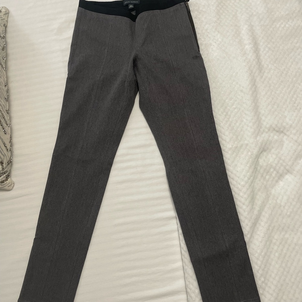 Straight leg trousers